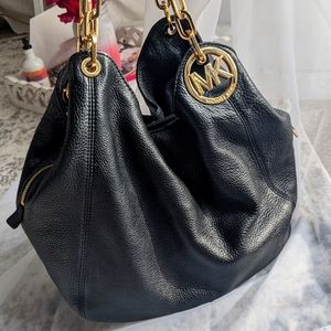 Michael Kors Genuine Leather Hobo Bag